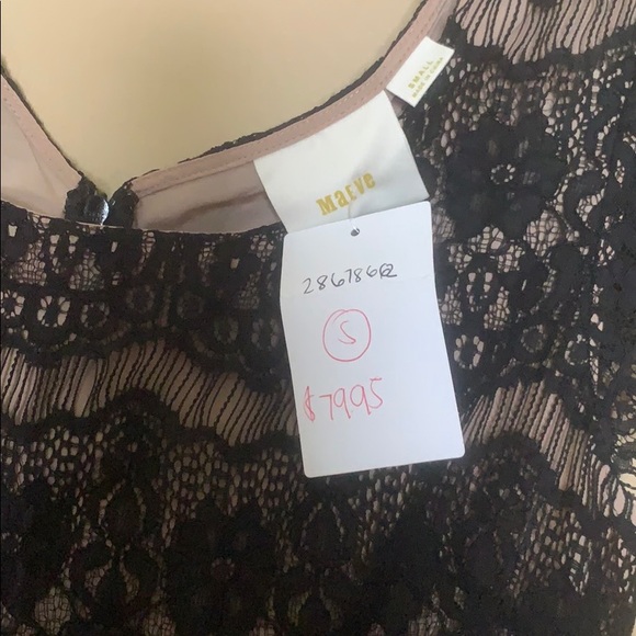 NWT {Anthro} Maeve Elsa Peplum Lace Dress, Sz S - Picture 4 of 4